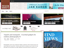 Tablet Screenshot of previewgadgets.com